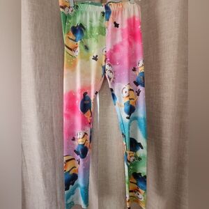 Despicable Me Minion Made Leggings Large